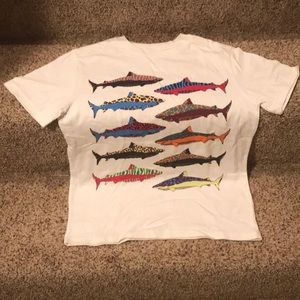 Boys GAP (M) short sleeve shark tee.
